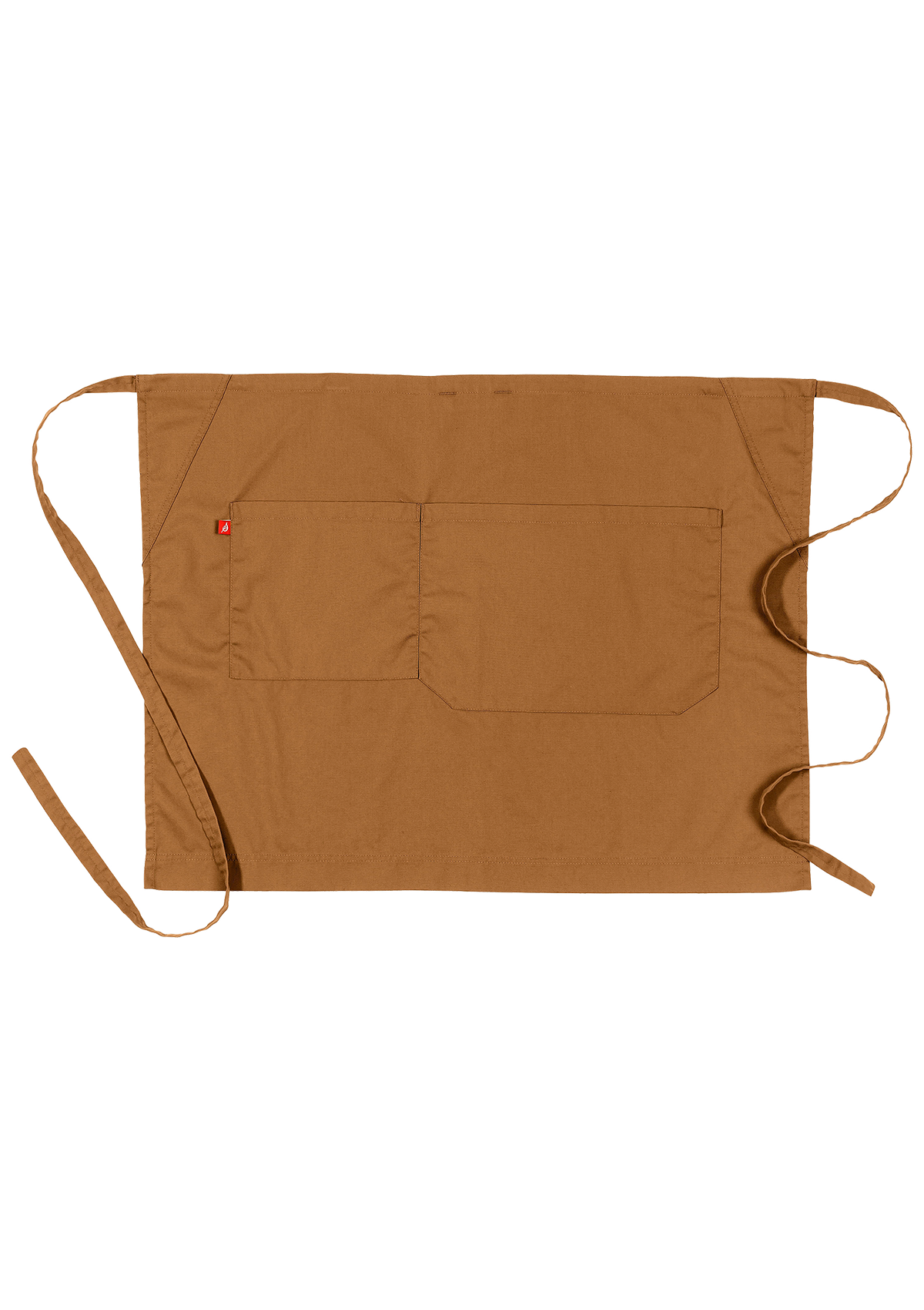 Delantal de cintura unisex con doble bolsillo tipo pouch | Segers