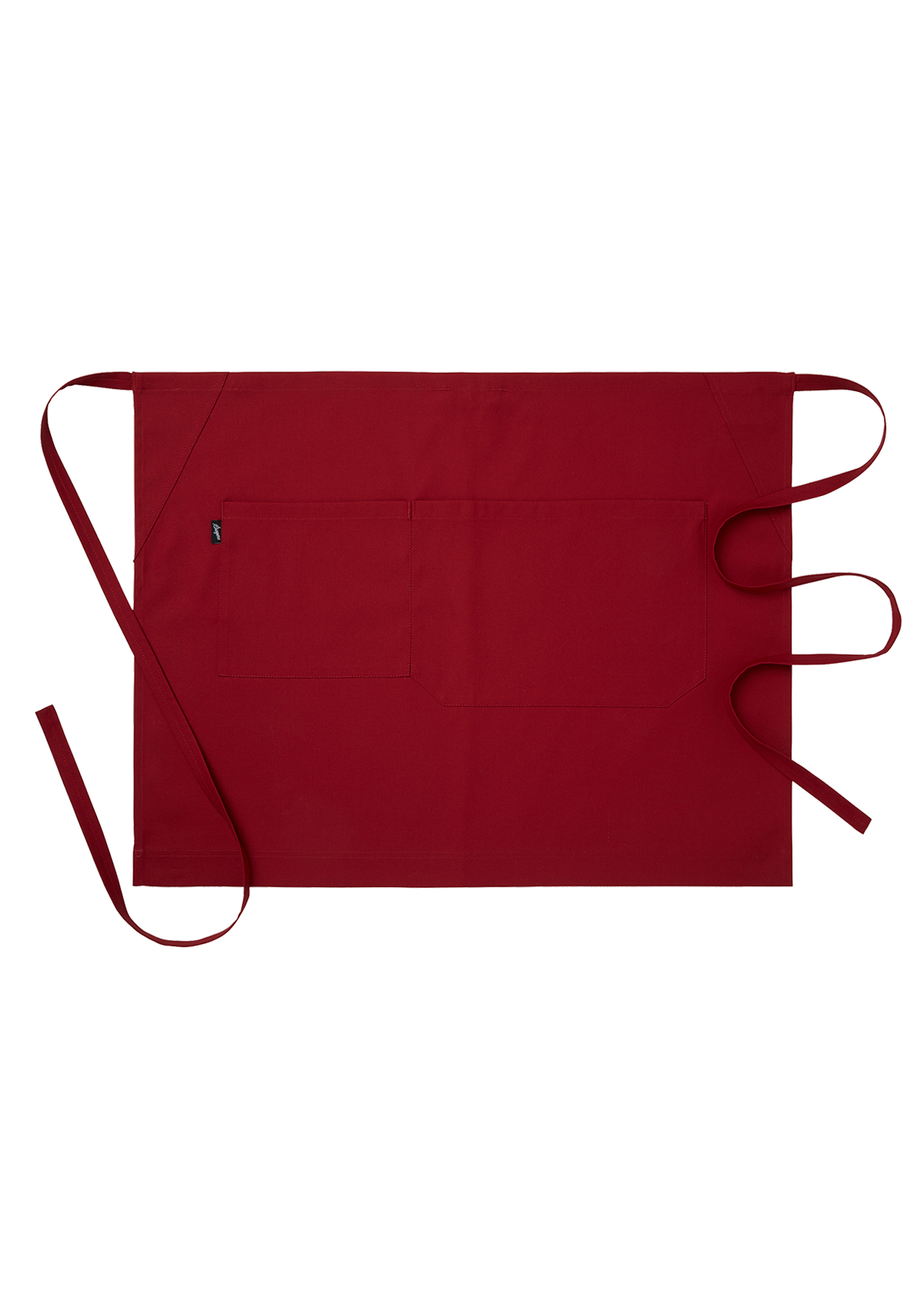 Delantal de cintura unisex con doble bolsillo tipo pouch | Segers
