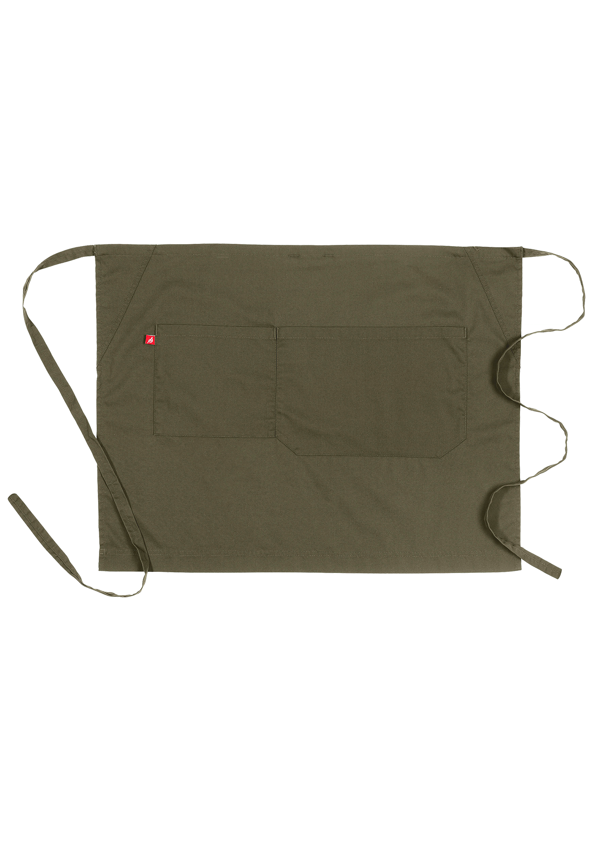 Delantal de cintura unisex con doble bolsillo tipo pouch | Segers