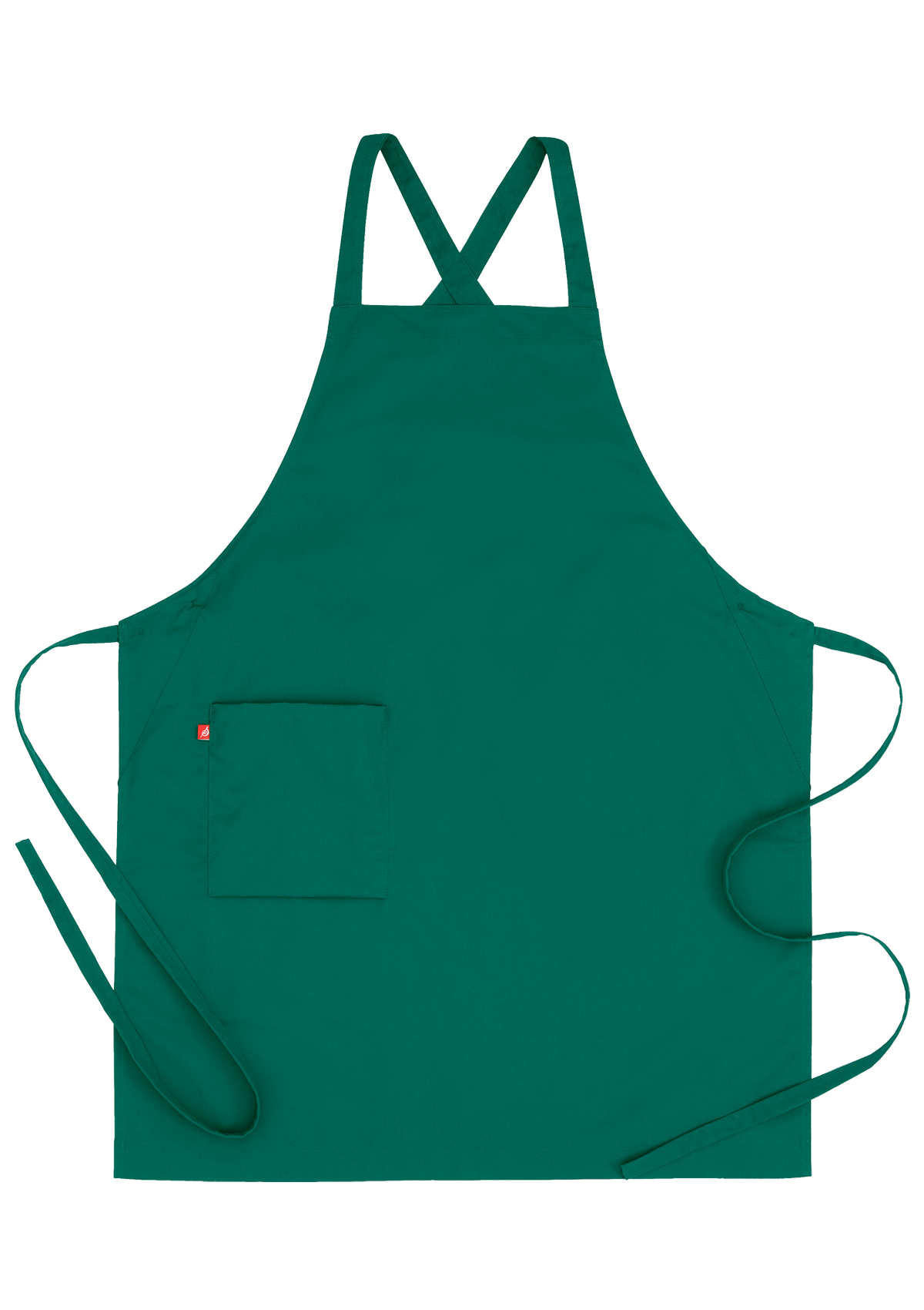 Delantal ergonómico unisex con tirantes cruzados | Segers