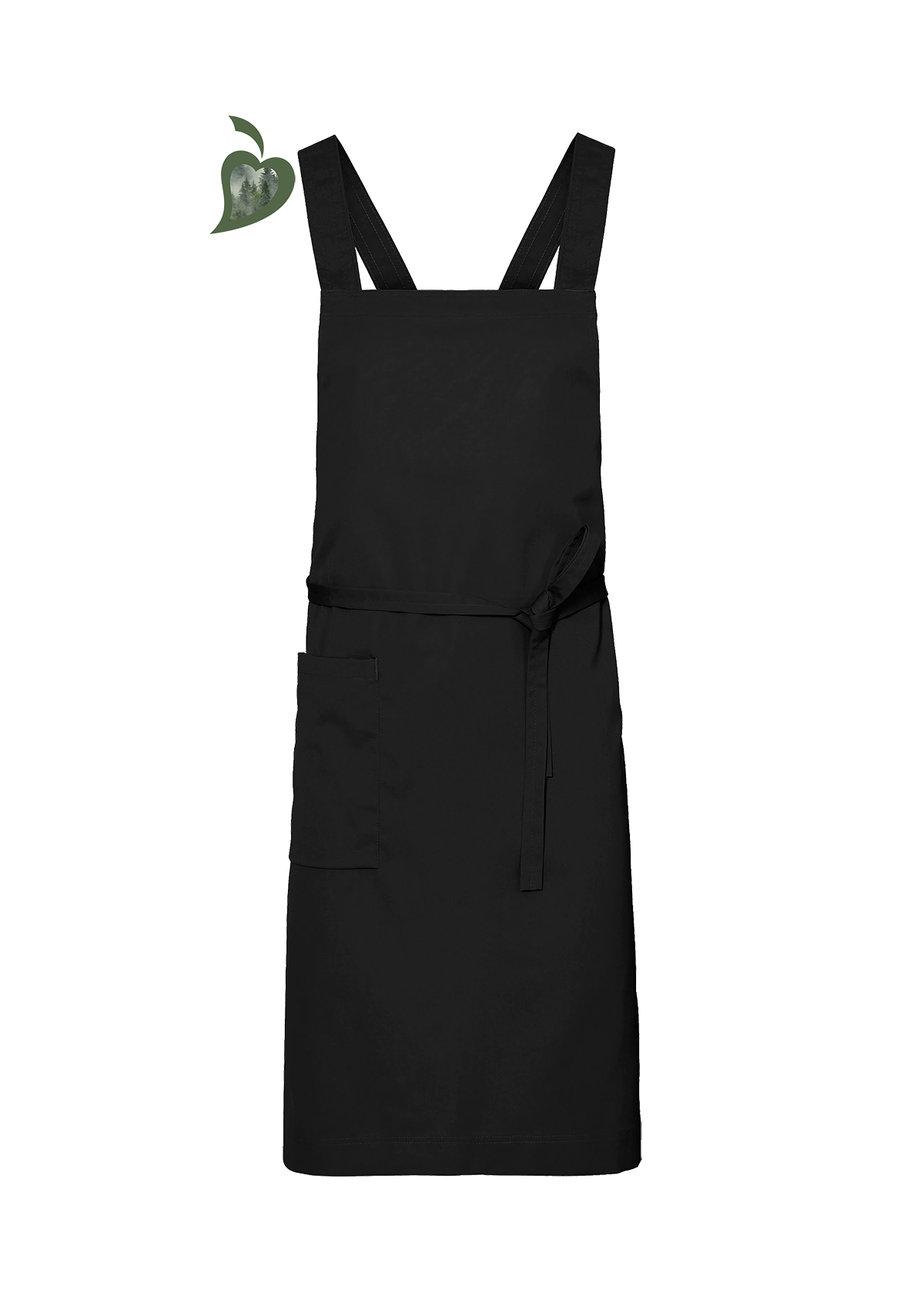 Delantal ergonómico unisex con tirantes cruzados | Segers