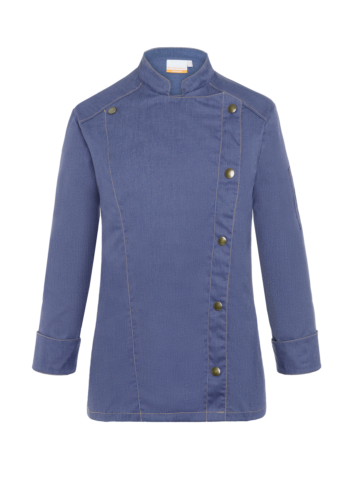 Women's Chef Jacket Jeans-Style Long Sleeves | Karlowsky
