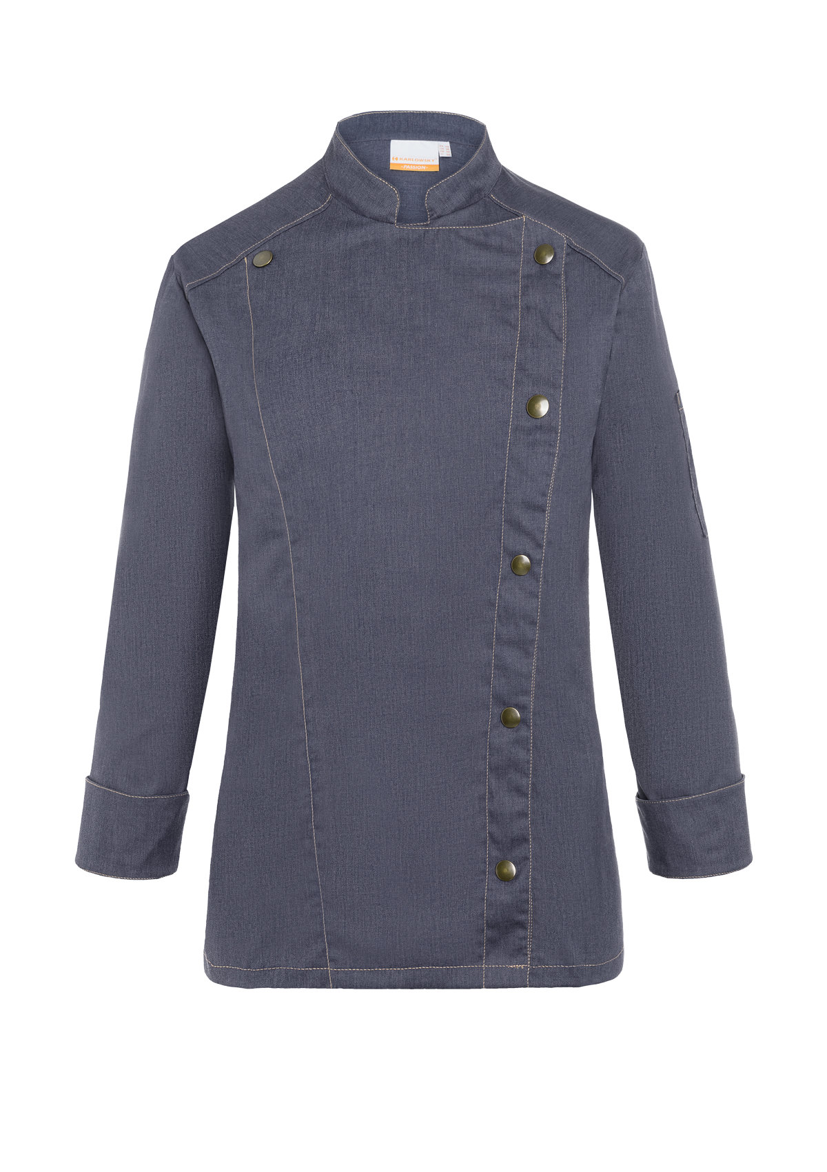 Chaqueta de chef para mujer estilo vaquero manga larga | Karlowsky