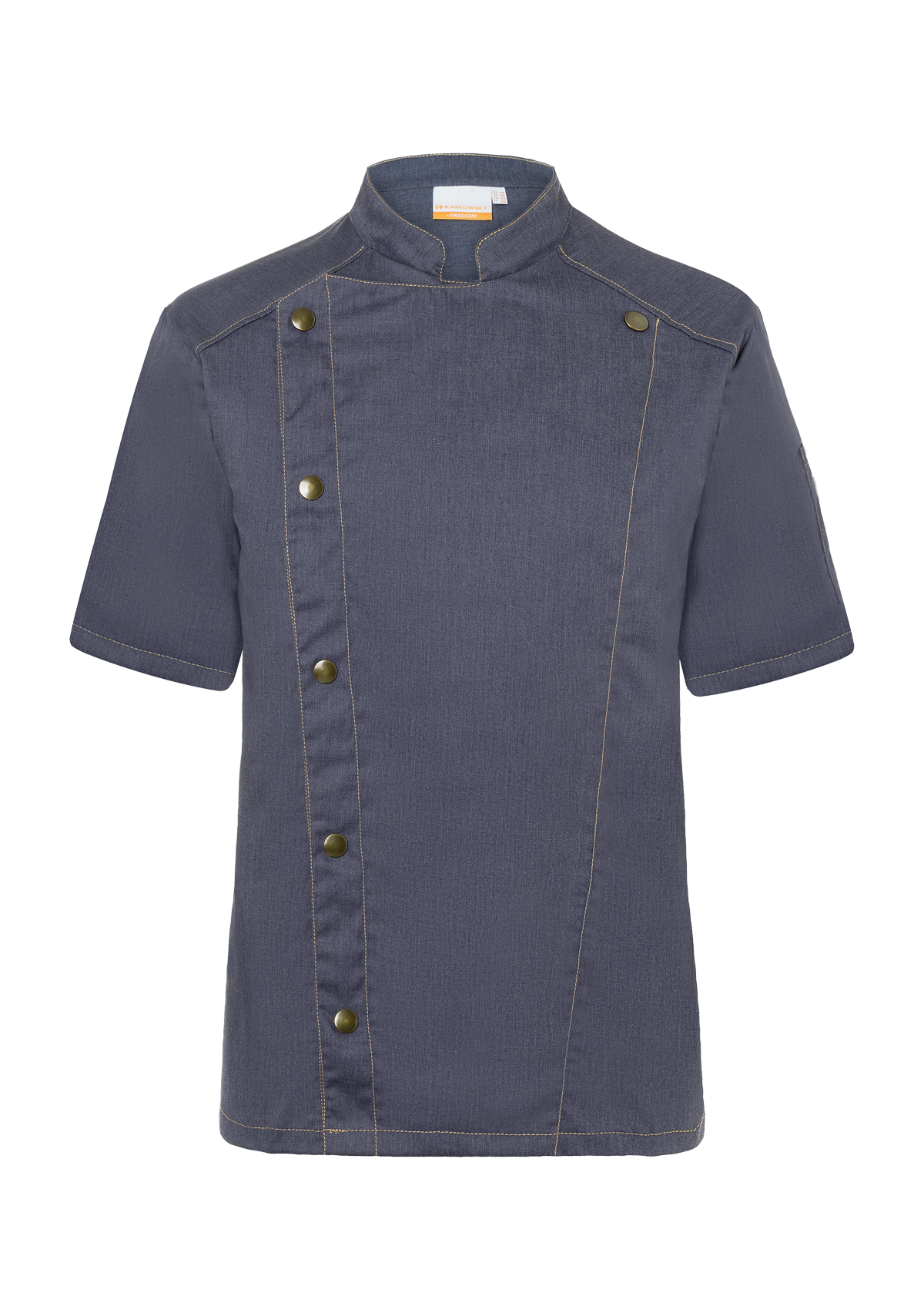 Chaqueta de chef moderna estilo vaquero manga corta | Karlowsky