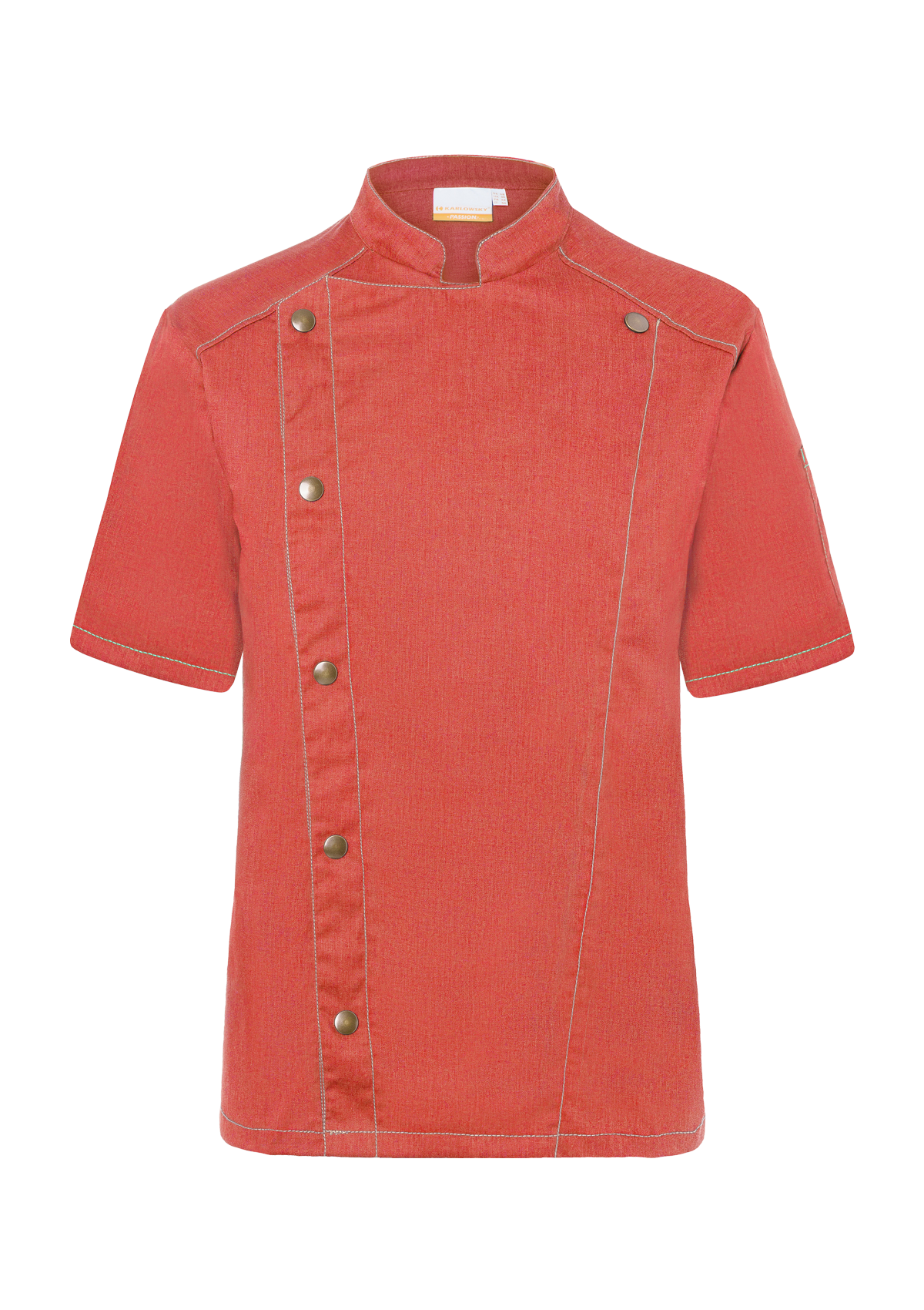 Men's Trendy Chef Jacket Jeans-Style Short Sleeves | Karlowsky