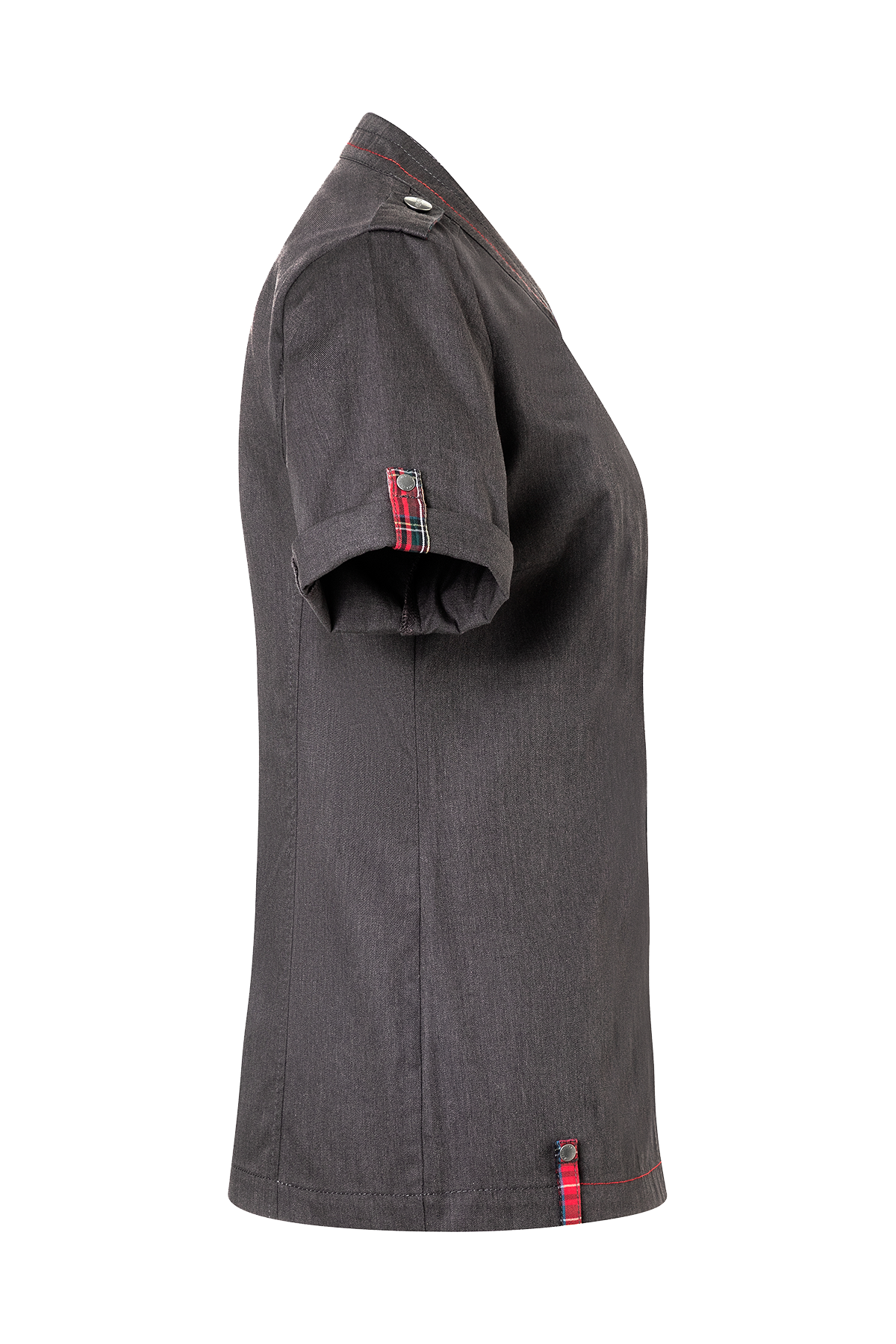 Women's Chef Jacket Denim Short Sleeves - ROCK CHEF | Rock Chef