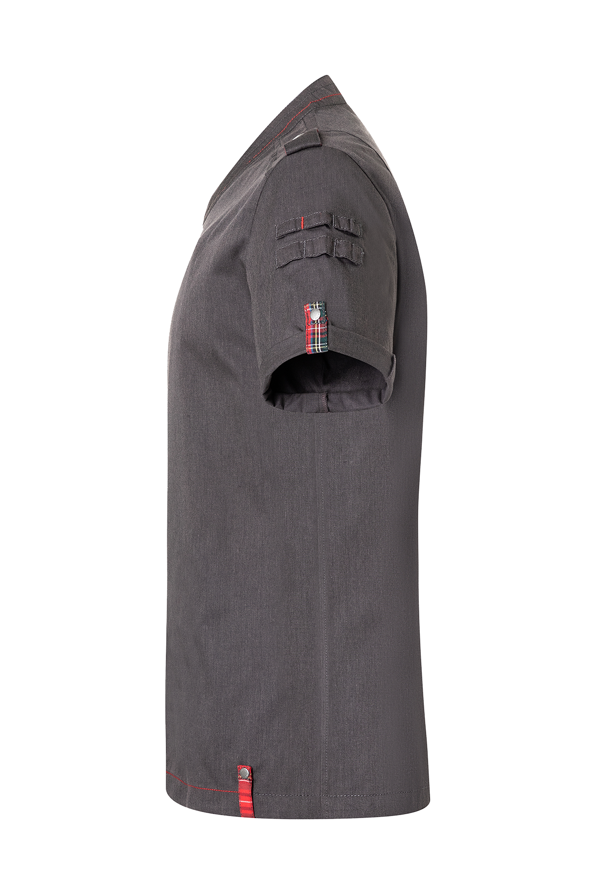 Men's Chef Jacket In Denim Look Short Sleeves - ROCK CHEF | Rock Chef