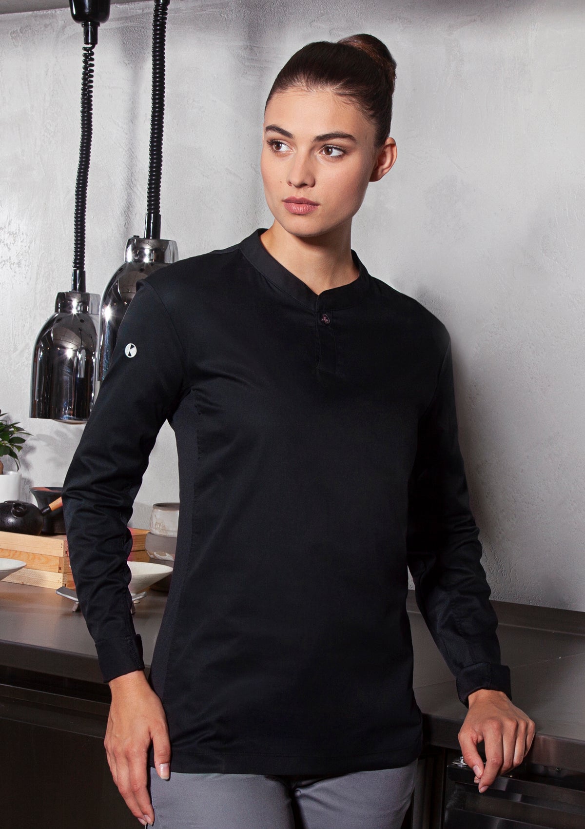 Women's Chef Shirt Performance Slim-Fit Long Sleeves | Karlowsky