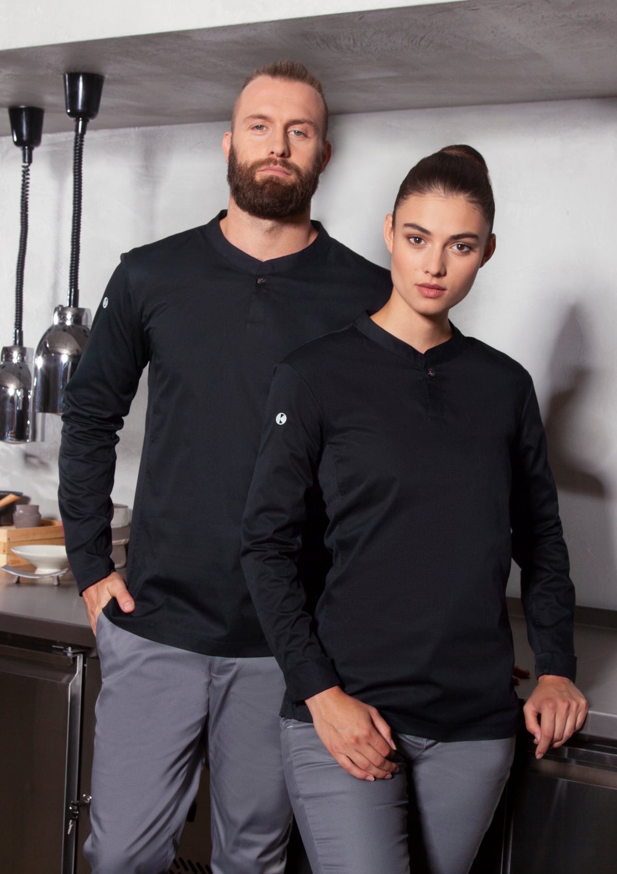 Camisa de chef para mujer Performance Slim-Fit manga larga | Karlowsky